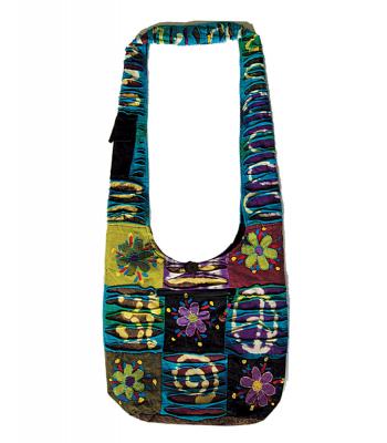 BAC483 Cotton Embroidered Razor Cut Bag