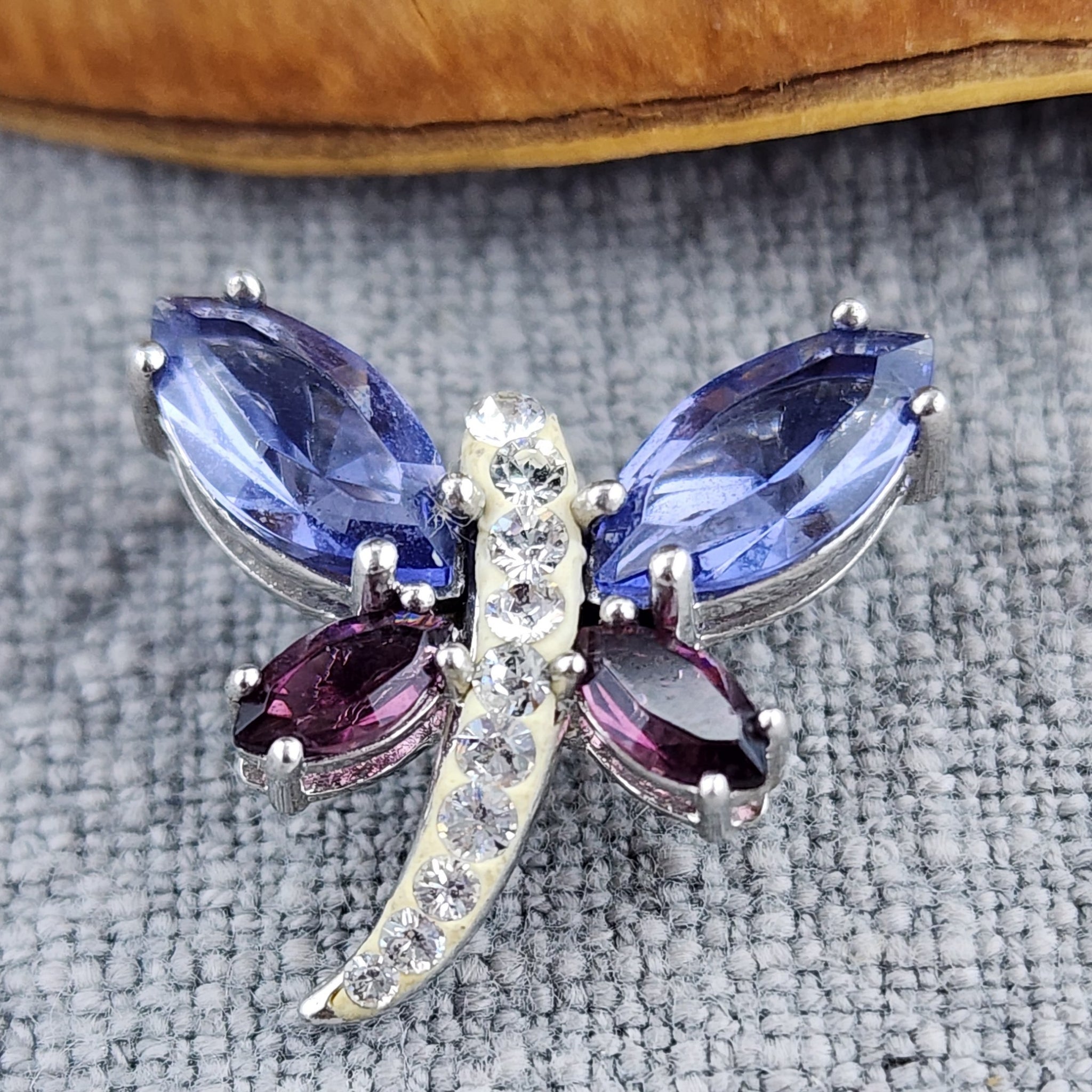 Swarovski AU 925 dragonfly pendant