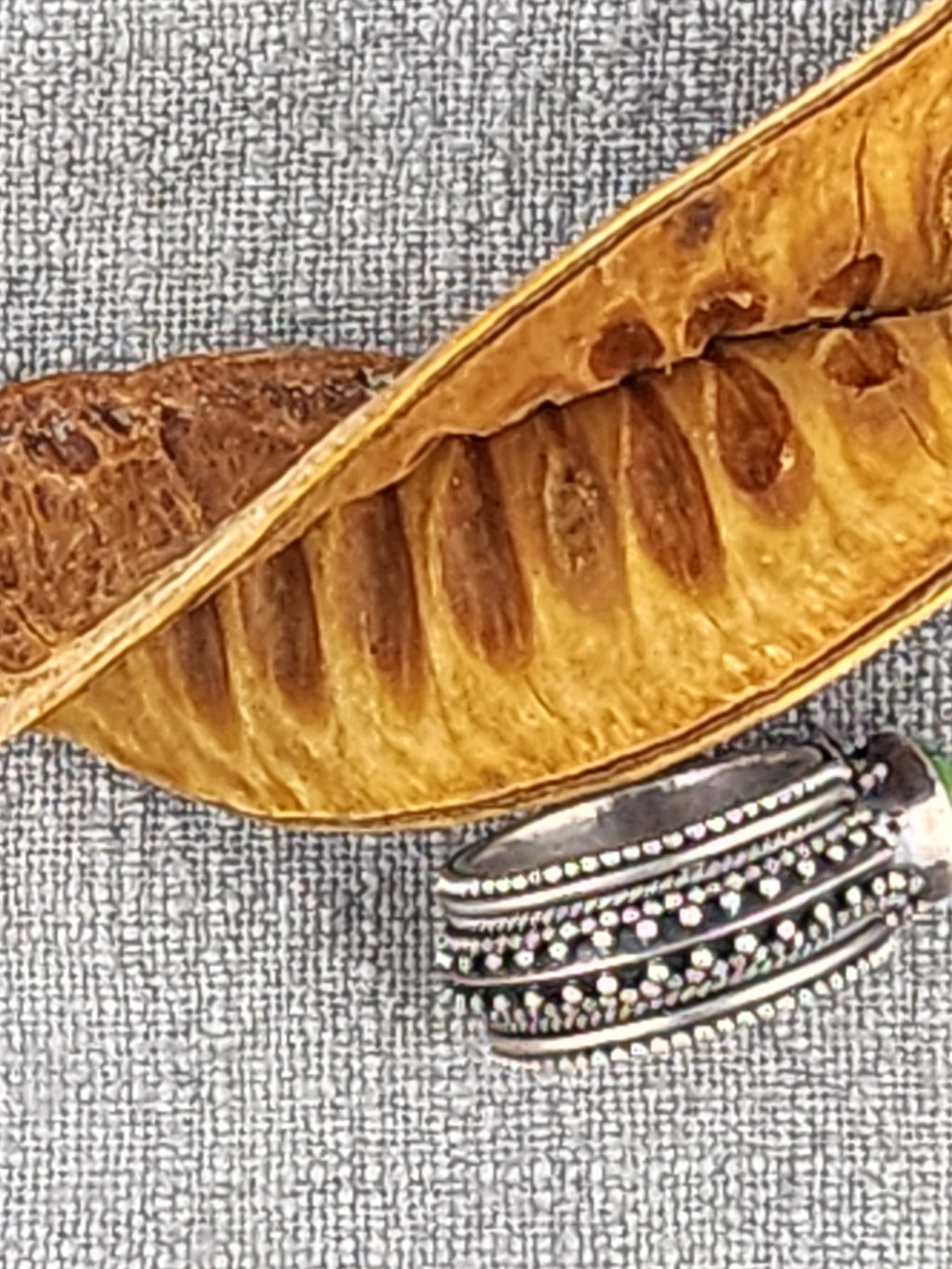 Green Cooper Sterling Silver Size 6 ring
