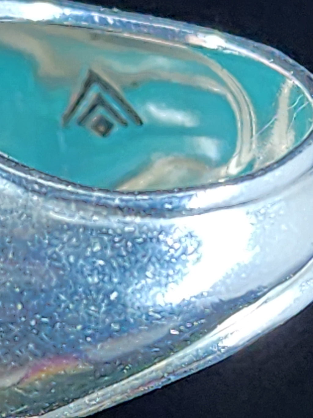 Silpada .925 Chrysocolla STATEMENT piece ring size 8!