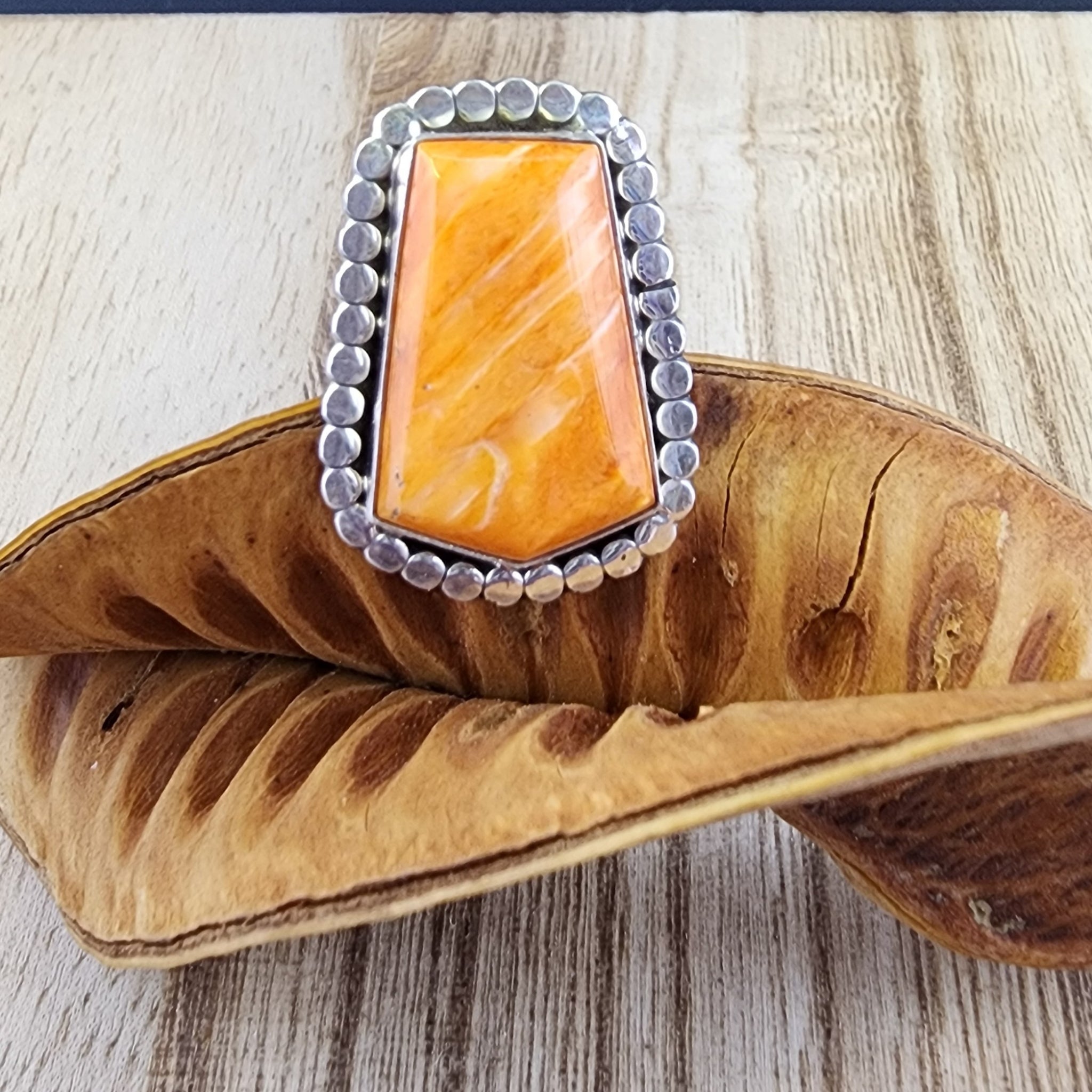 Running Bear Navajo Spiney Oyster Pendant