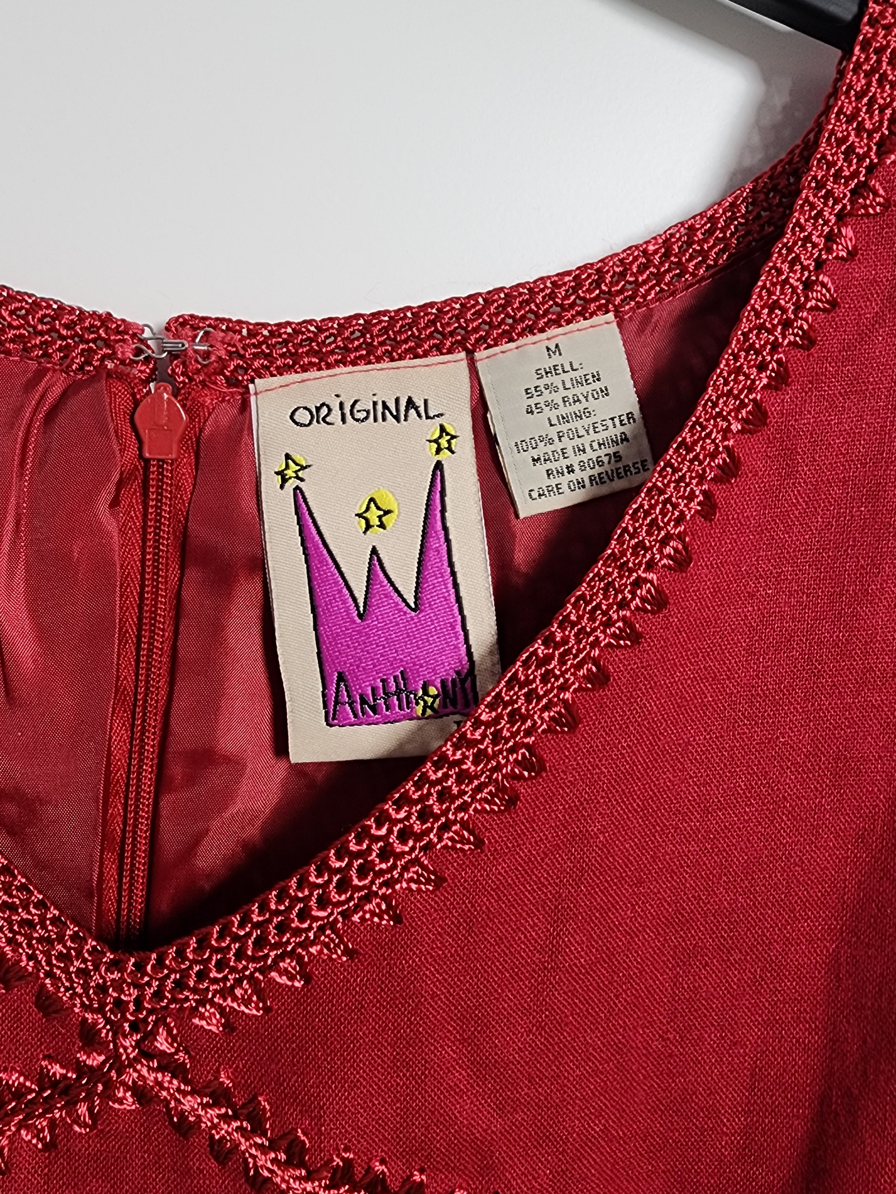 NWT - Red dress by Antthony Medium