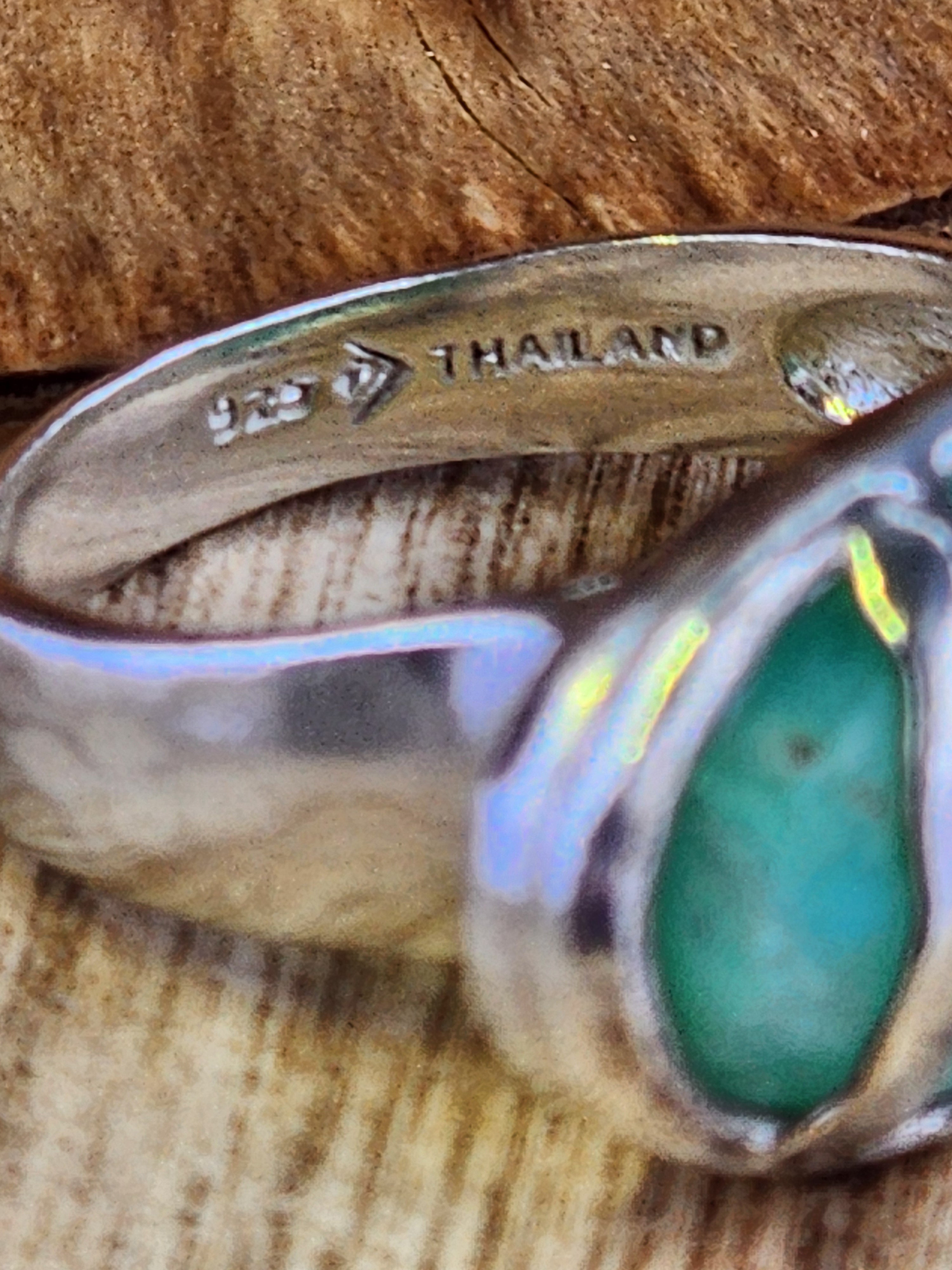 Silpada Chrysoprase Sterling size 8 ring