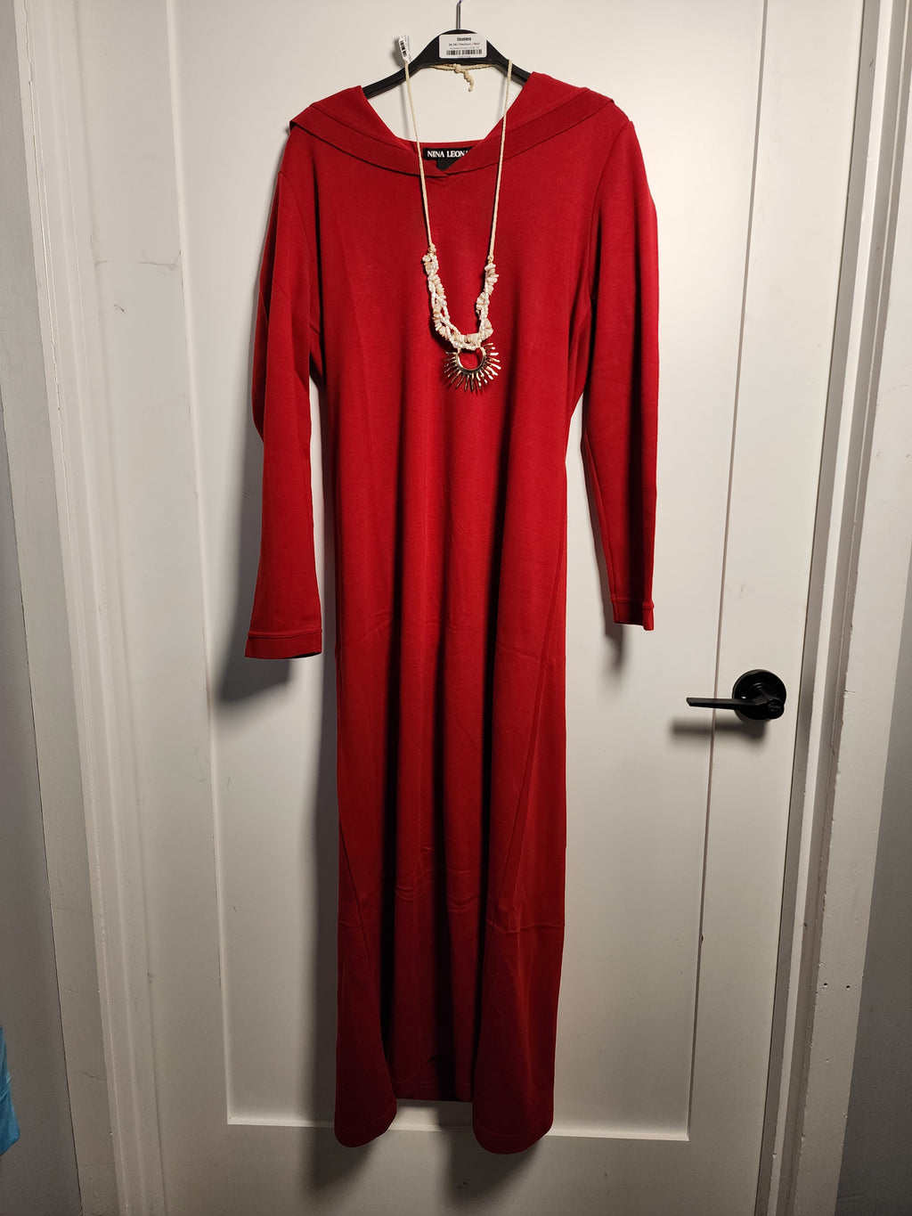 NWT Nina Leonard Red Dress Medium