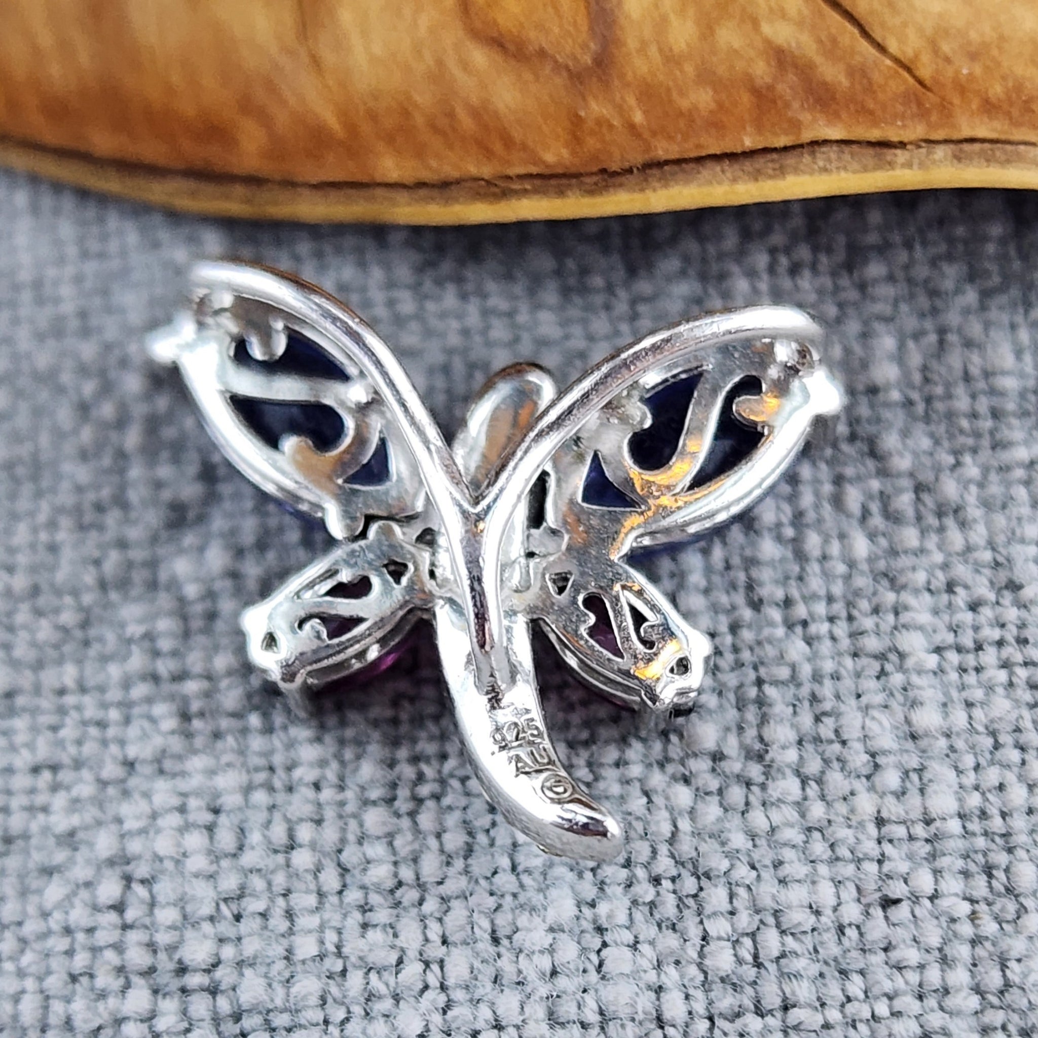 Swarovski AU 925 dragonfly pendant
