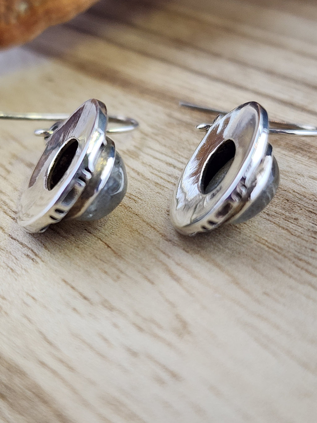 Vintage STUNNING Labradorite Sterling earrings